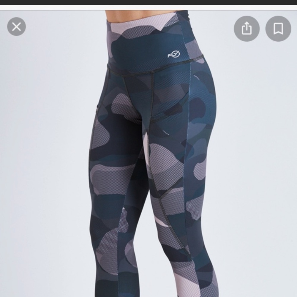 Strut This x Flywheel Camo Leggings sz L